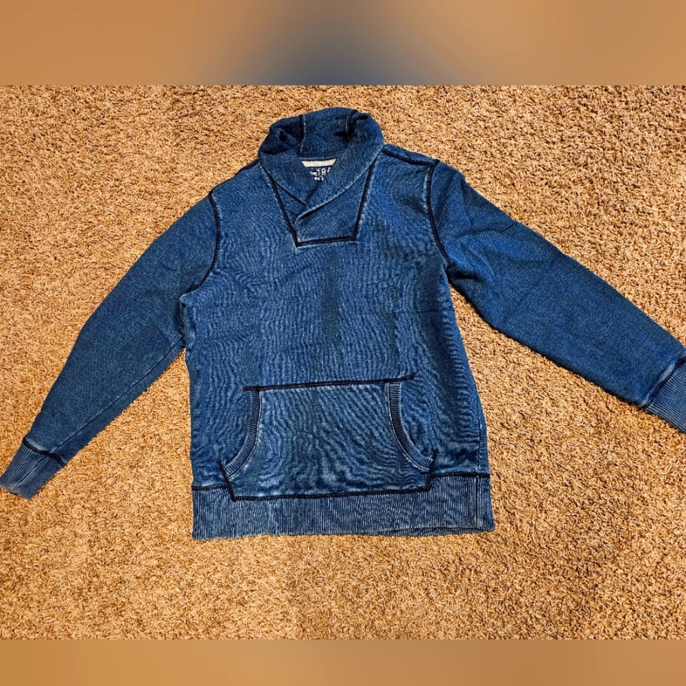 Gap Chambray Shawl Sweater, Men's, Large